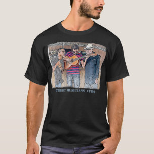 Chaplain Russ Joins Street Musicians Cuba Premium  T-Shirt