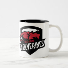 ChapLAX Wolverine Shield Two-Tone Mug