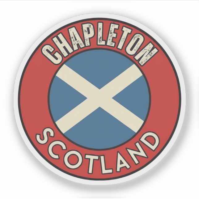 Chapleton, Scotland Sticker (Front)