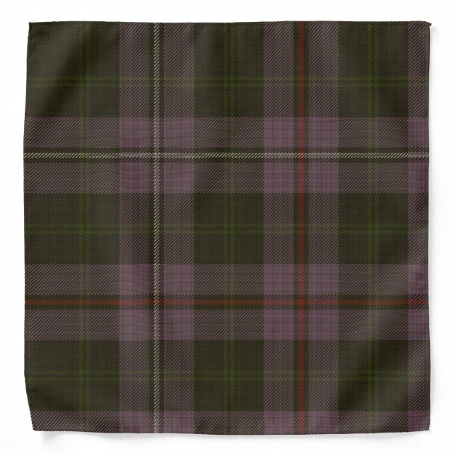 Chapman Clan Tartan Bandana (Front)