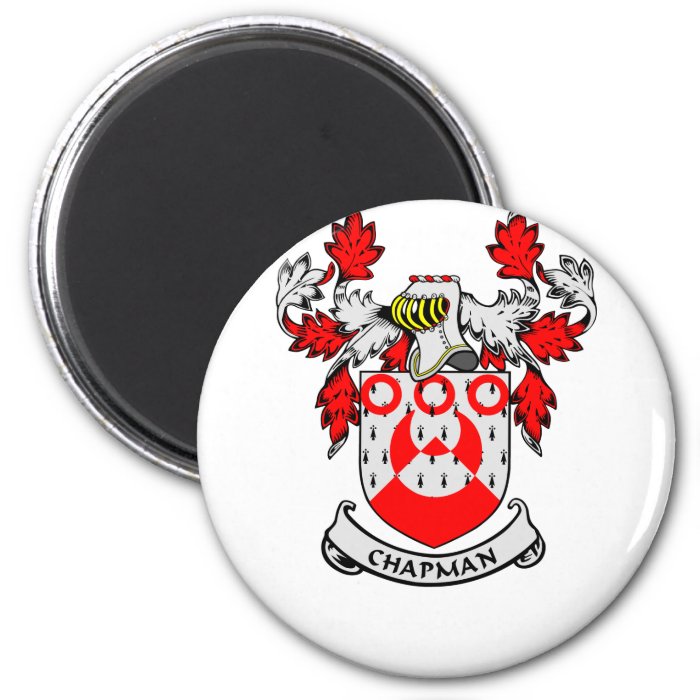 CHAPMAN Coat of Arms Fridge Magnet