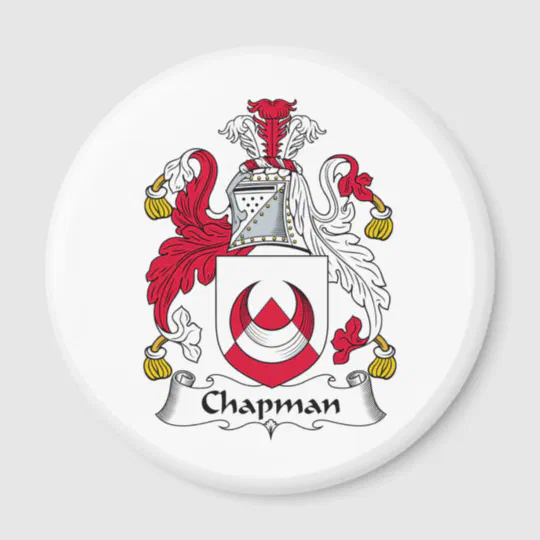 Chapman Family Crest Magnet Zazzle Com