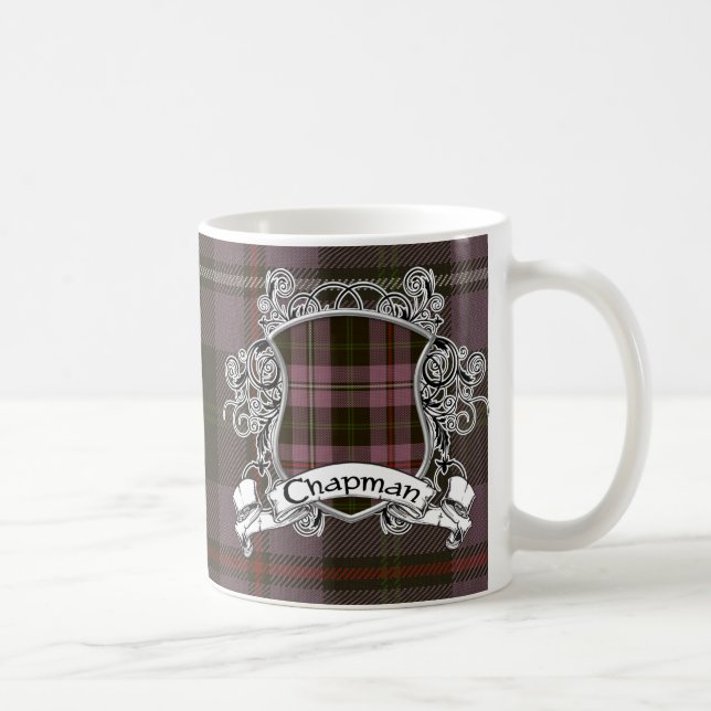 Chapman Tartan Shield Coffee Mug (Right)