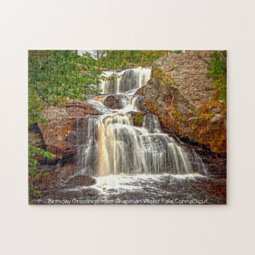Chapman Water Falls  Connecticut Jigsaw Puzzle