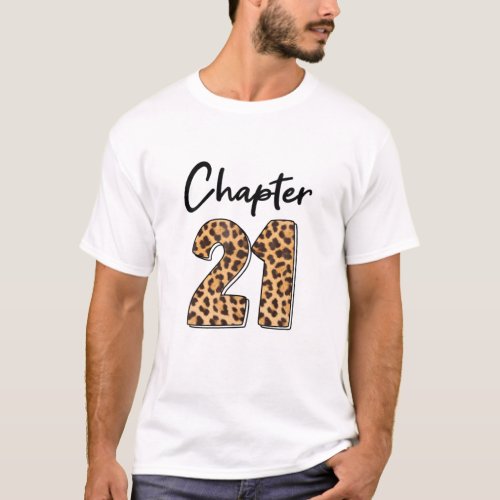 Chapter 21 Year Old 21St Birthday T_Shirt