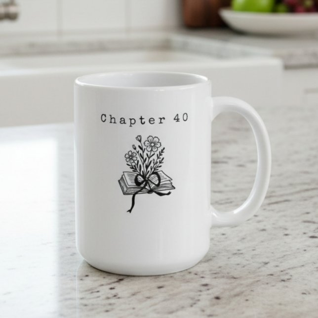 Chapter 40 Coquette Book Wildflowers Coffee Mug (Creator Uploaded)