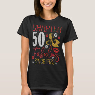 Chapter 50 Fabulous Since 1973 50th Birthday Cute T-Shirt