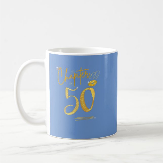 Chapter 50 Years -1972 50th Birthday for mom Coffee Mug (Left)
