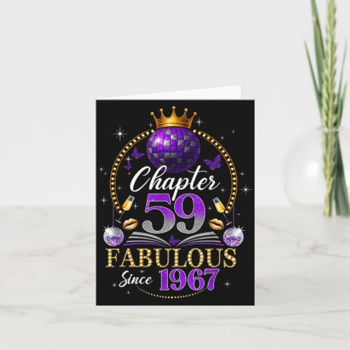 Chapter 59 Since 1967 Purple Disco Ball 59th Birth