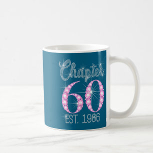 Chapter 60 Est 1966 Happy 60th Birthday Gift Coffee Mug