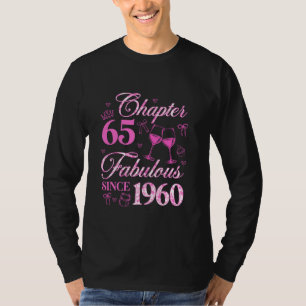 Chapter 65 Fabulous Since 1960 Coquette Bow 65th B T-Shirt
