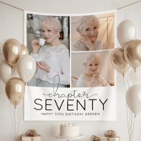 Chapter 70 Custom Photo Collage 70th Birthday