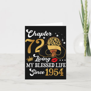Chapter 72 Living My Blessed Life Since 1954 Afro Card