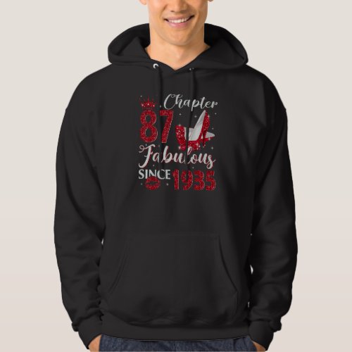 Chapter 87 Fabulous Since 1935 87th Birthday  For  Hoodie