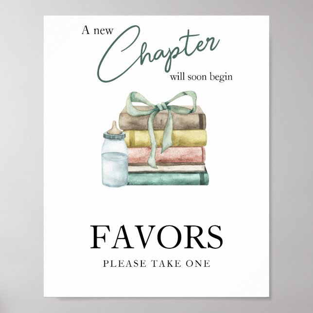 Chapter baby shower - Favors Poster (Front)