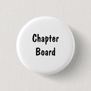 Chapter Board Pinback Button