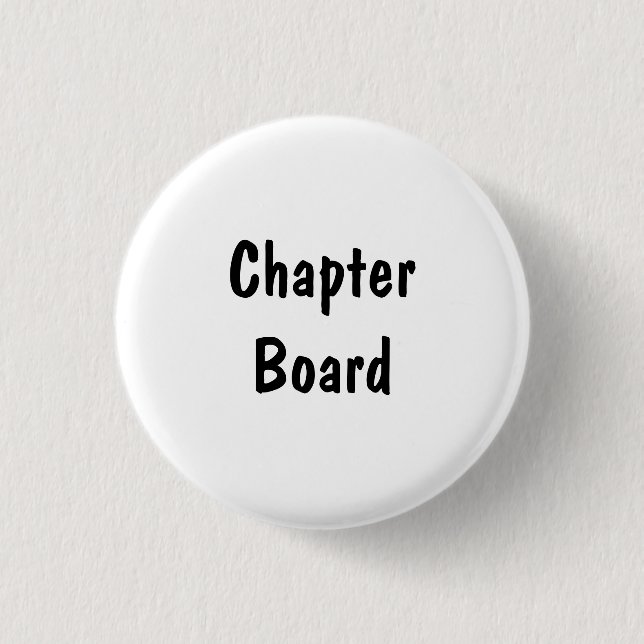 Chapter Board Pinback Button (Front)