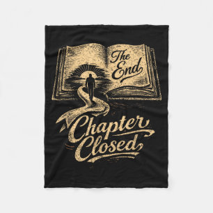 Chapter Closed Teacher Retirement Journey Final Fleece Blanket