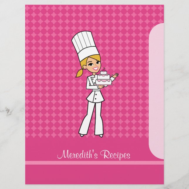 Chapter Divider for Recipe Binder (Front)