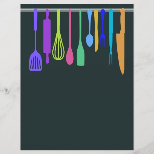 Chapter Divider Pages for Recipe Binders
