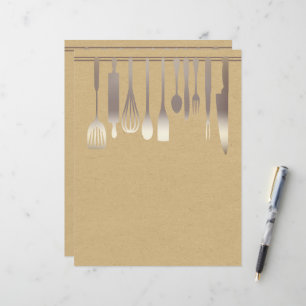 Chapter Divider Pages for Recipe Binders