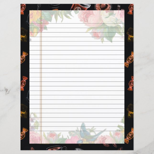 Chapter Divider Pages for Recipe Binders (Front)