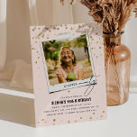 Chapter Ninety Fun Modern Photo 90th Birthday Invitation<br><div class="desc">Chapter NINETY! Invite friends and family to celebrate a 90th birthday party with these fun modern adult birthday invitations. Design features a photo snap, the text 'Chapter Ninety in serif and calligraphy font, faux gold glitter confetti and an editable birthday template that is easy to customize with your own event...</div>