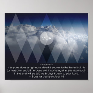 Chapter of the Kneeling Verse 15 Poster