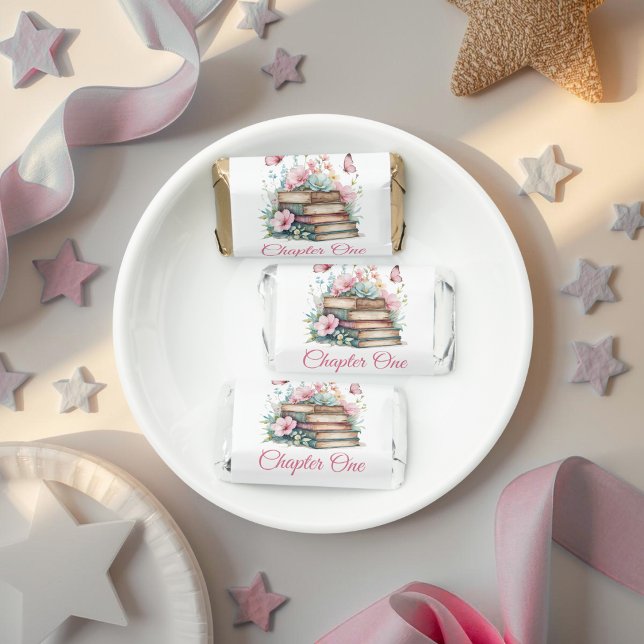 Chapter One 1st Girl Book Theme First Birthday Hershey's Miniatures (Creator Uploaded)