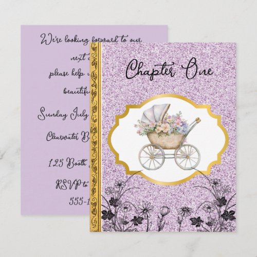 Chapter One Baby Shower Digital Download Invitation