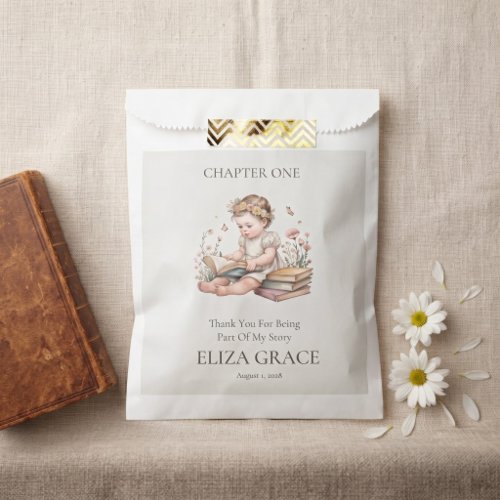 Chapter One Storybook First Birthday Personalized Favor Bag
