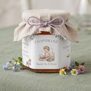 Chapter One Storybook First Birthday Personalized Honey Jar Favors