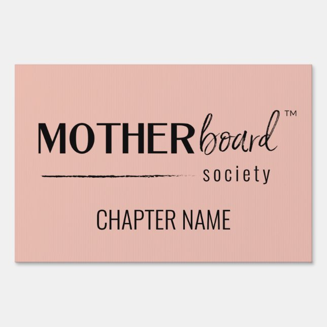 Chapter Sign (Front)