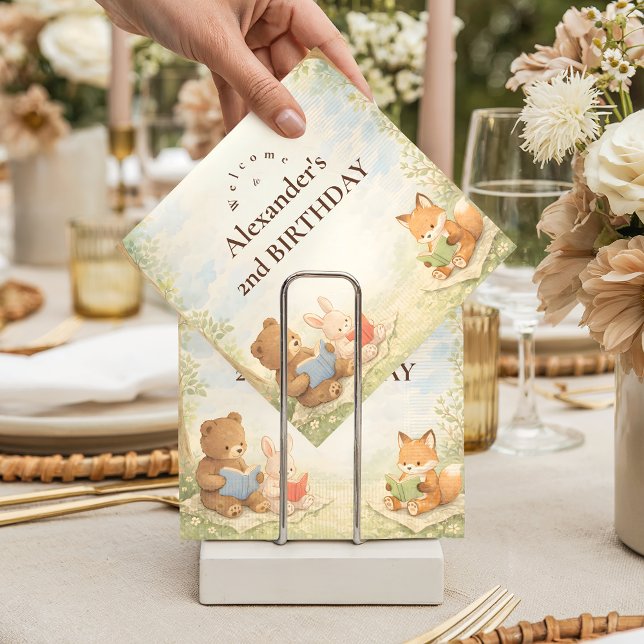 Chapter Two Little Reader Birthday Napkins (Creator Uploaded)