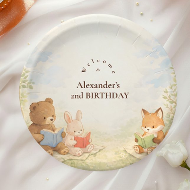 Chapter Two Little Reader Birthday Paper Plates (Creator Uploaded)
