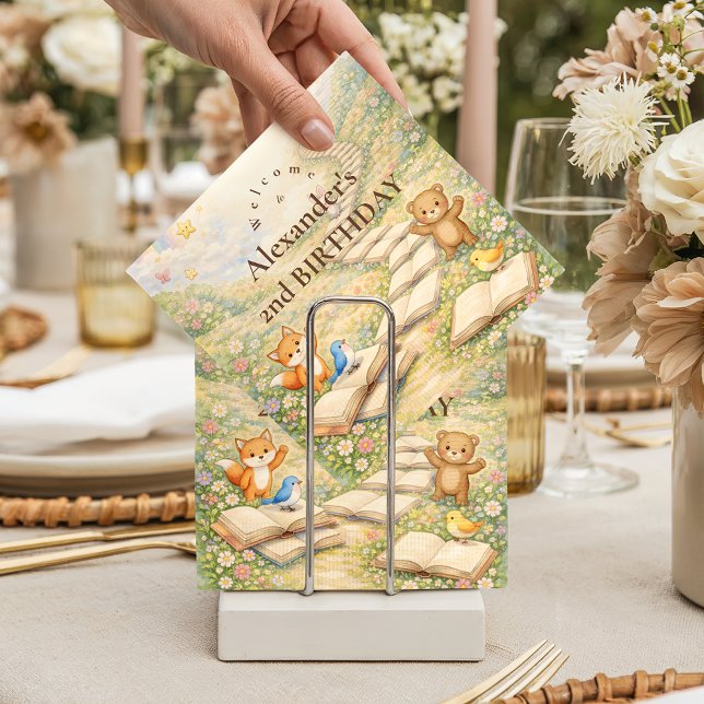 Chapter Two Turning Pages Birthday Napkins (Creator Uploaded)