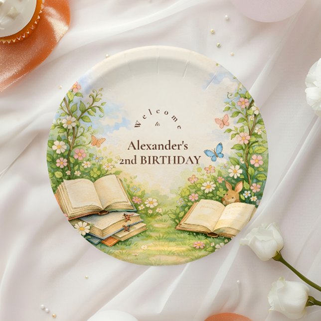 Chapter Two Woodland Story Birthday Paper Plates (Creator Uploaded)