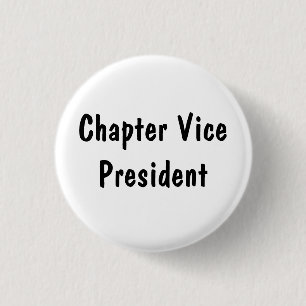 Chapter Vice President Pinback Button
