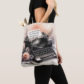 Chapters Of Faith Tote Bag – Vintage Typewriter by Godsblossom at Zazzle