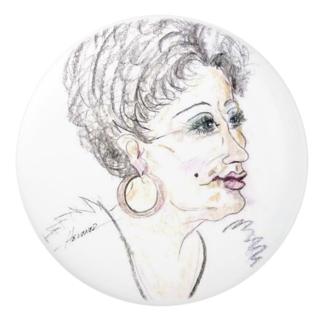 Character ... ceramic knob (Front)