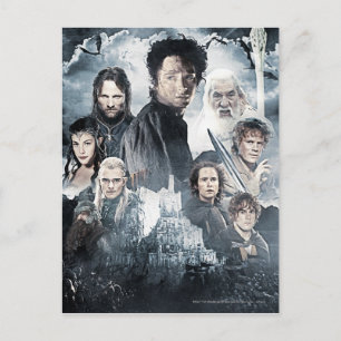 Character Collage 3 Postcard