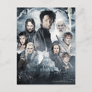 Character Collage 3 Postcard