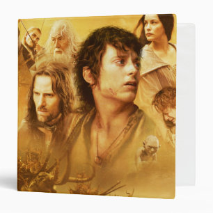 Character Collage 3 Ring Binder