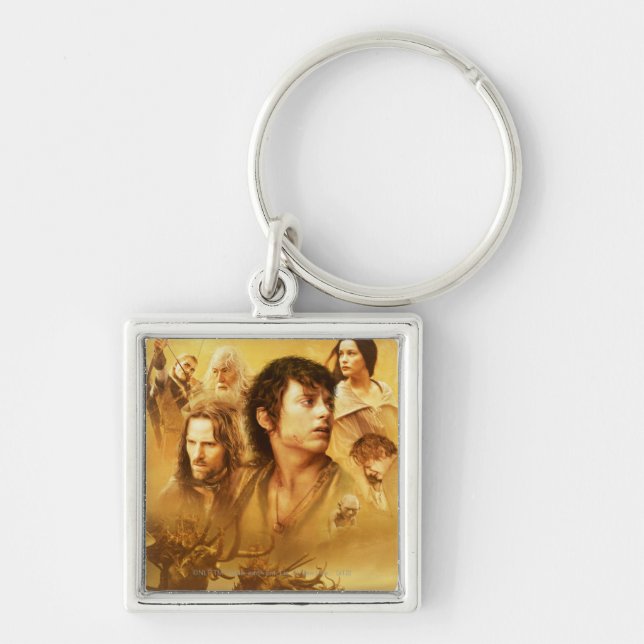 Character Collage Keychain (Front)