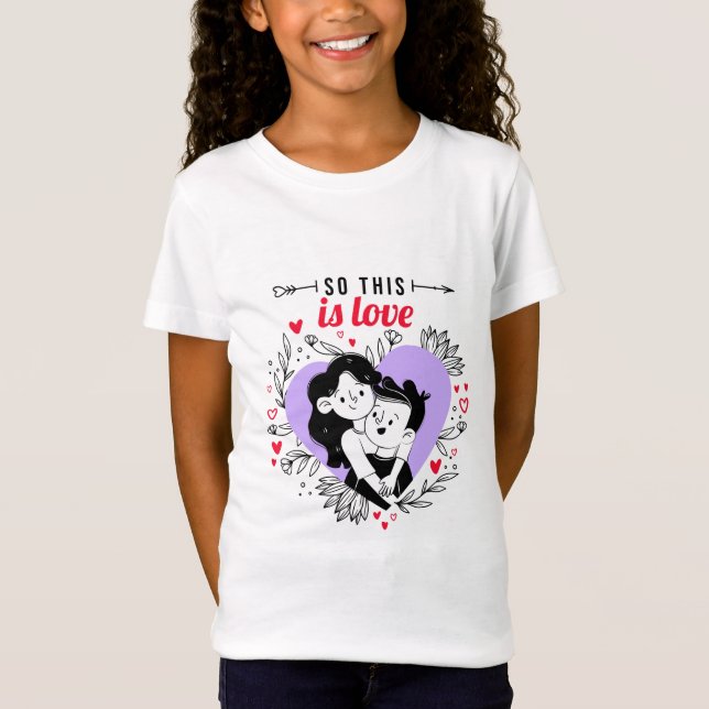 Character Couple Love Plants Happy T-Shirt (Front)