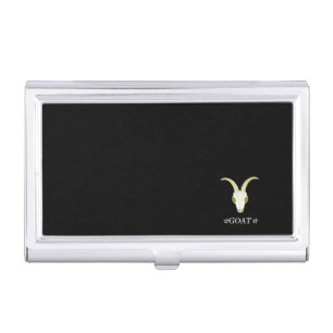 Character Custom GOAT Black Business Card Holder