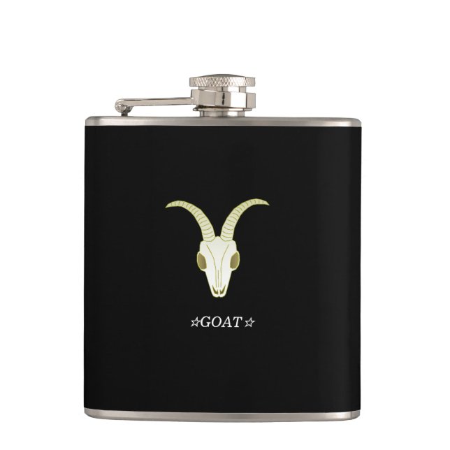 Character Custom GOAT Black Flask (Front)