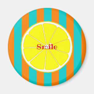 Character Custom Lemon Stripe Magnet