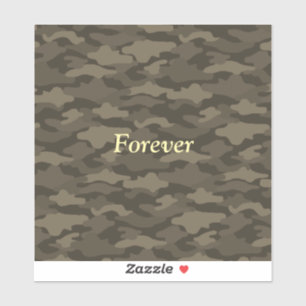 Character Customization Camo Sepia Seal Sticker