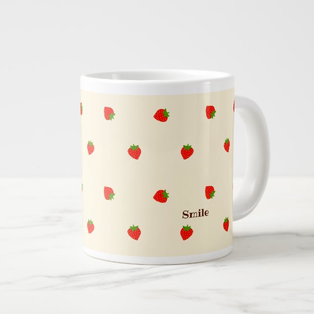 Character Customization ICHIGO Ivory Giant Coffee Mug (Front Right)